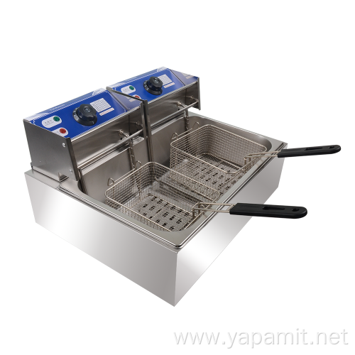 2 Tank 2 Basket Electric Deep Fryer